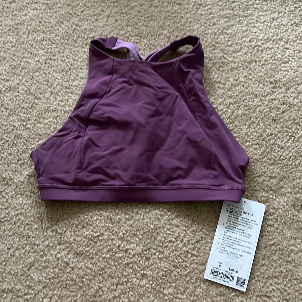 Lululemon Free To Be Serene High Neck Bra